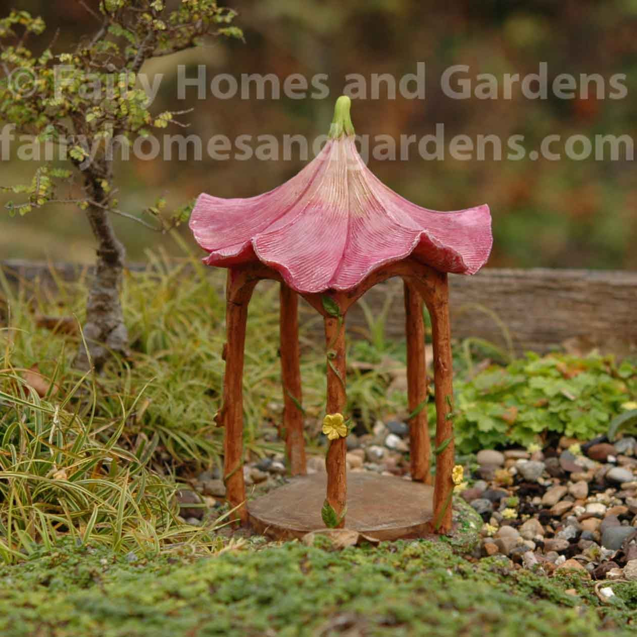 gazebo hanging plants Fairy Garden Gazebo