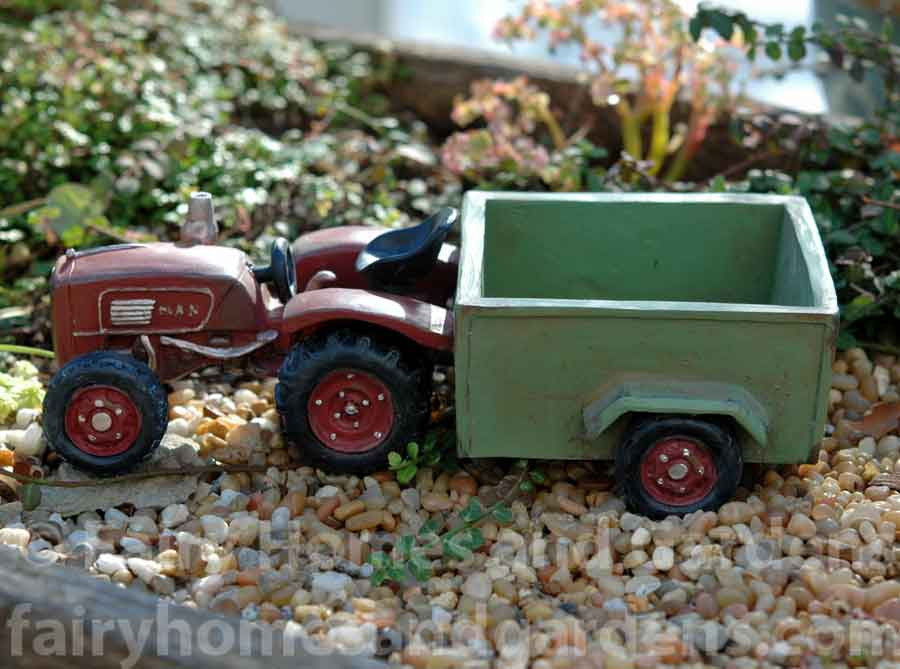 tractor supply succulents Miniature Farm Tractor