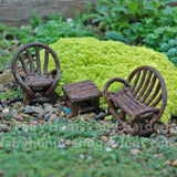Miniature Appalachian Bench Set
