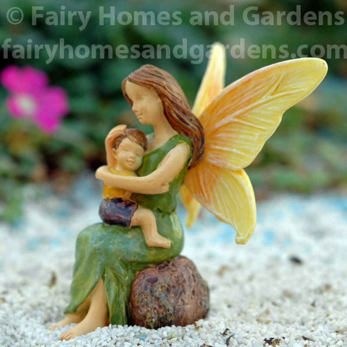 Miniature Cherished Fairy Boy and Mom