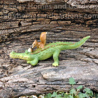 Chompie the Gator with Squirrel Collectible - Alternate View