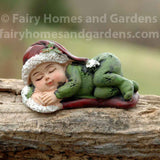 Christmas Baby in Green Jammies