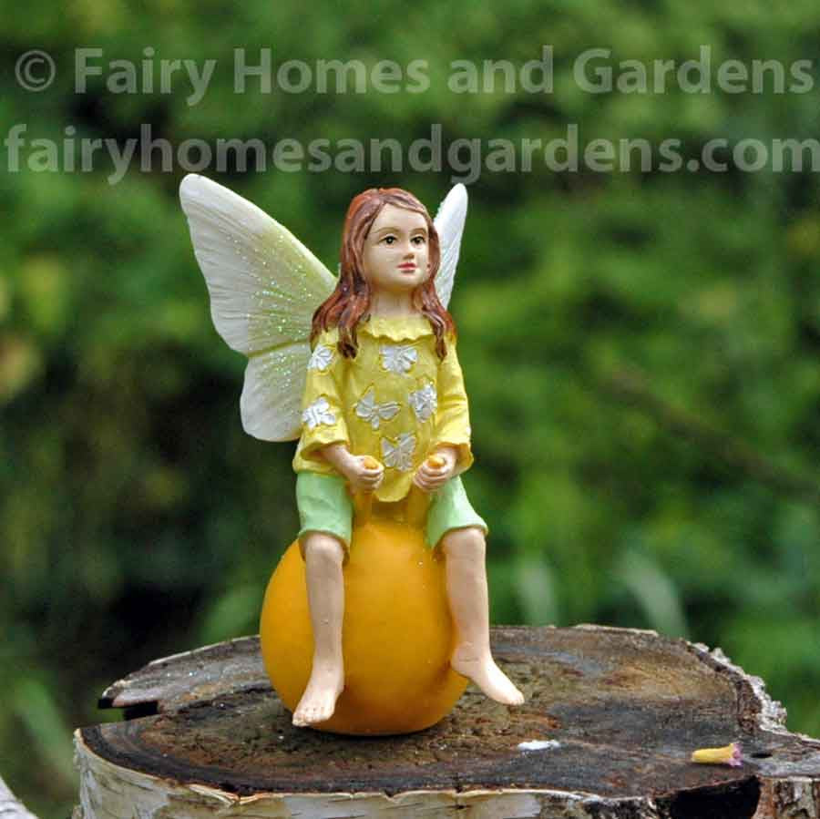 Fairy Kid on Bouncy Ball