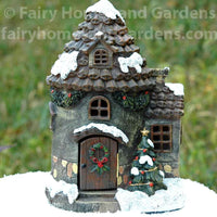 Holiday Fairy House with LED Light