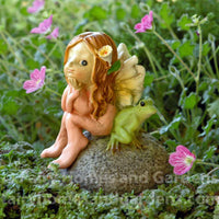 Little Fairy with Tiny Frog