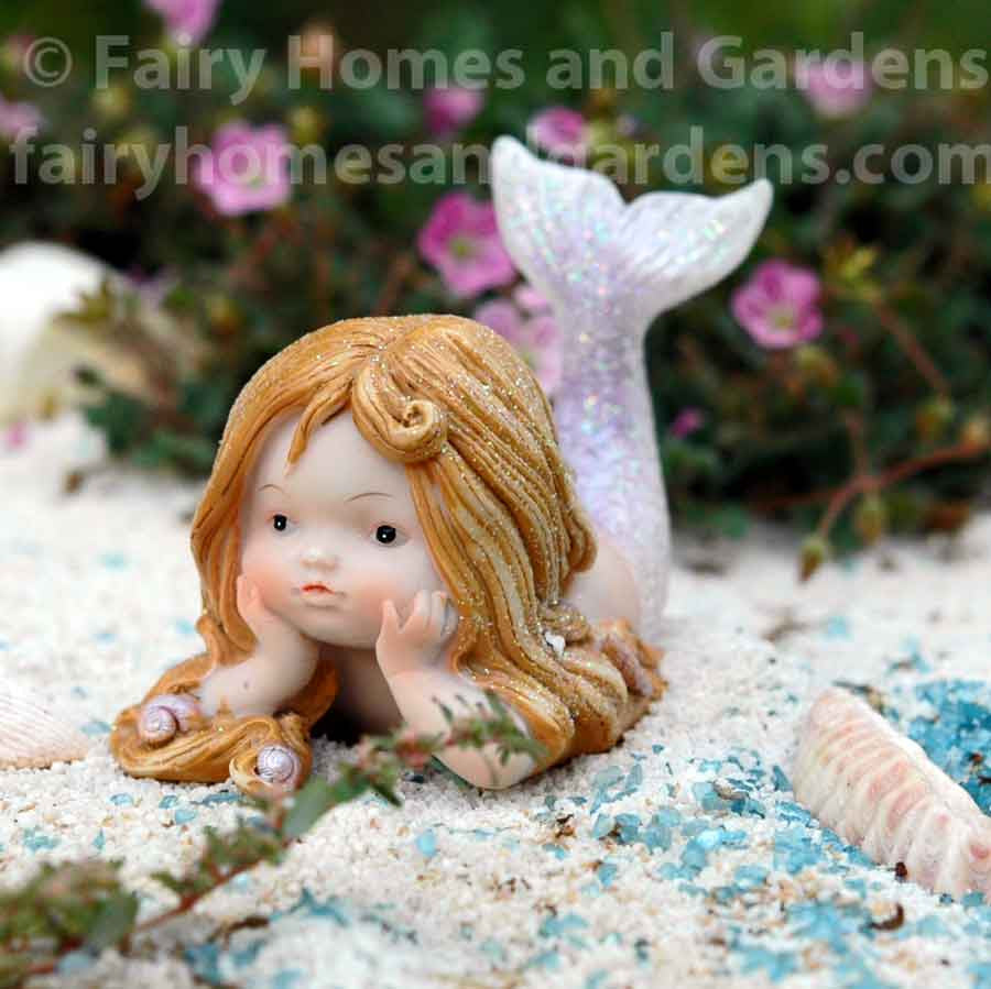 Little Glitter Mermaid Reclining