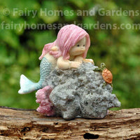 Little Mermaid with Baby Sea Turtle