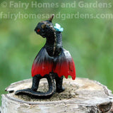 Miniature Black Dragonfly - Back View