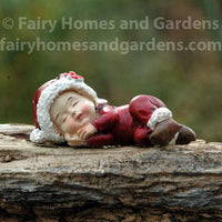 Christmas Baby in Santa Suit