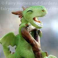 Miniature Digging Dragon Figurine - Close Up View