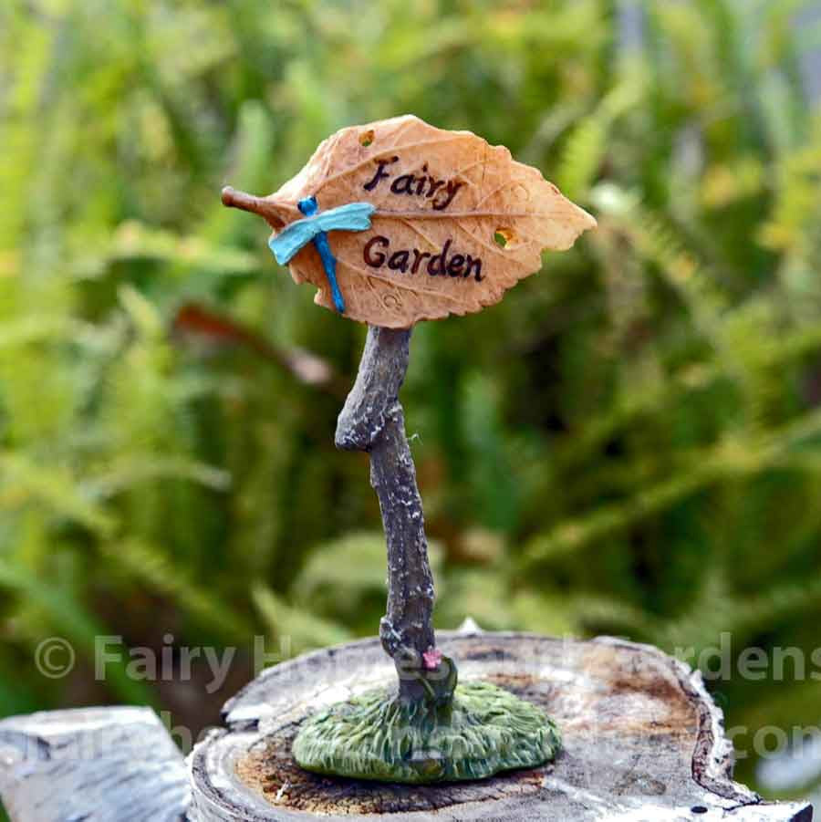 Miniature Fairy Garden Sign