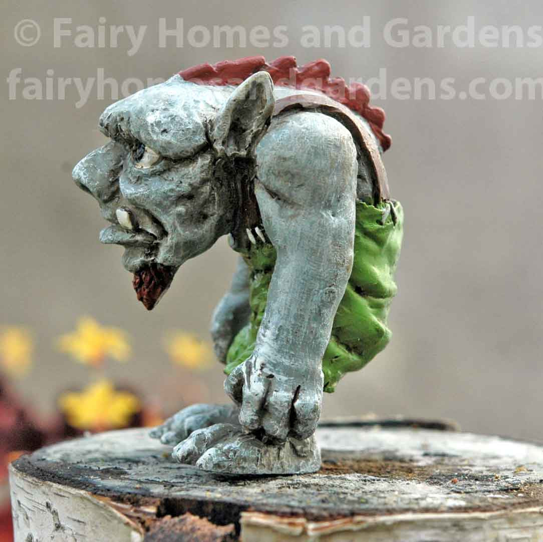 Miniature Troll Character "Harley" - Side View