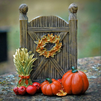 Miniature Autumn Fairy Garden Gate