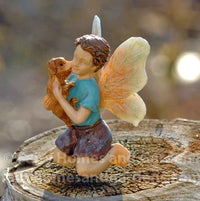 Miniature Fairy Boy with Puppy
