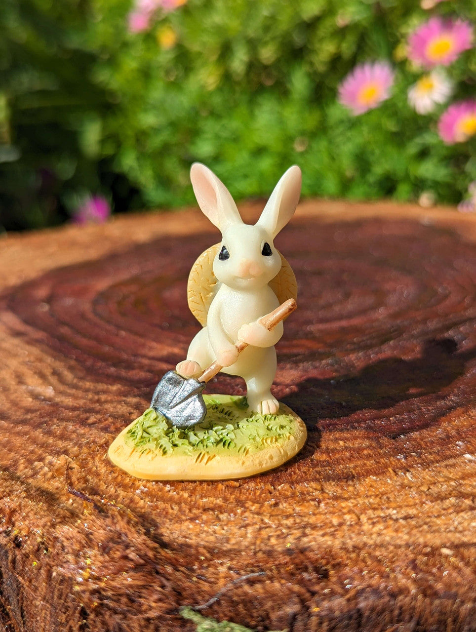 Bunny Gardener Digging