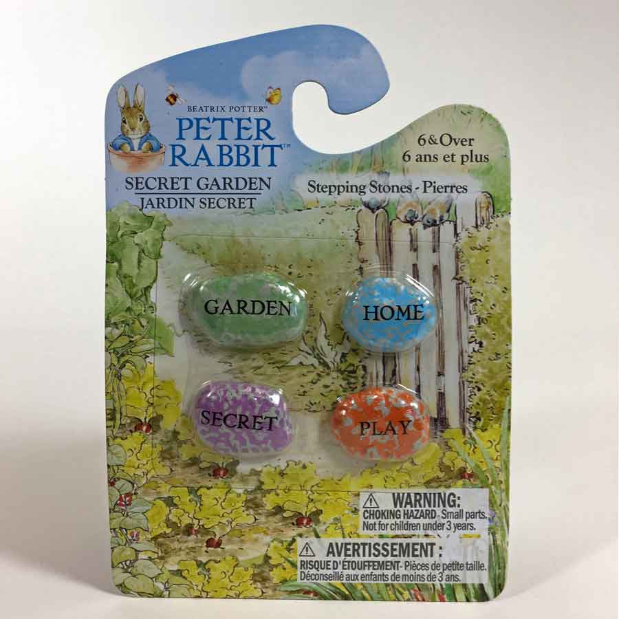 Peter Rabbit Secret Garden Stepping Stones in Package