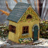 Scroll Fairy House with Hinged Door