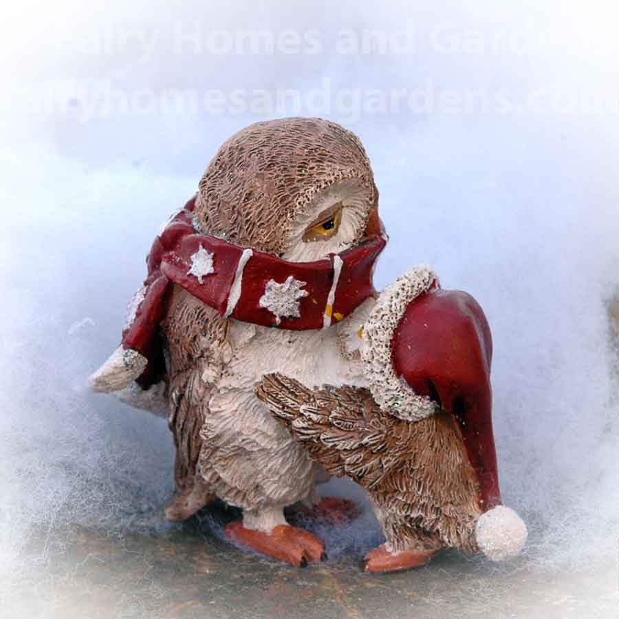 Top Collection Christmas Owls - Side View