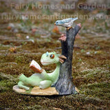 Top Collection Dragon 'Scaley'  Reading a Book