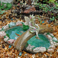 Tree Bridge Fairy Pond with Fairy Michelle