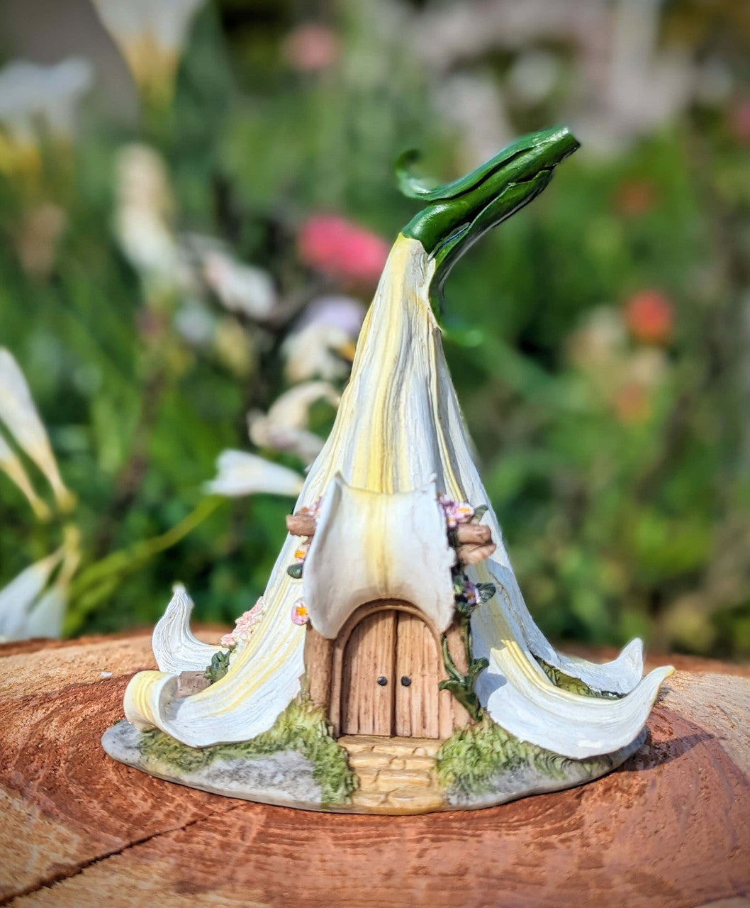 White Lily Fairy House