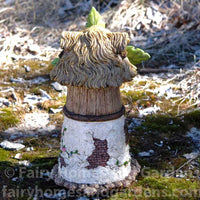 Windmill Fairy House Back View