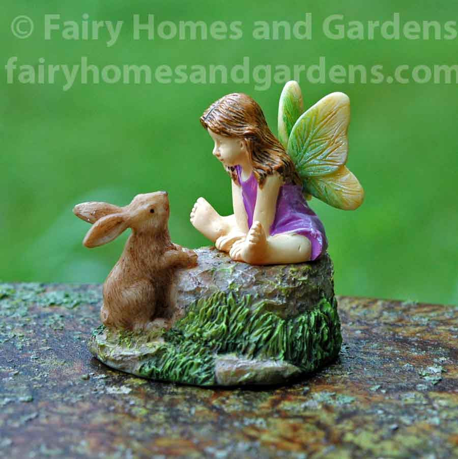 Miniature Fairy and Bunny Pals