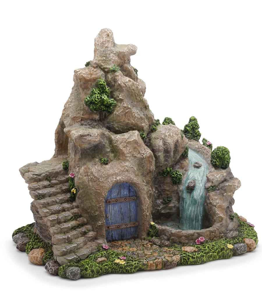 Woodland Knoll Glowing Waterfall