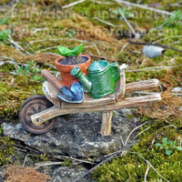 Woodland Knoll Miniature Wheelbarrow - Alternate View