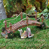 Miniature Bluebird Bridge with Fairy Lily