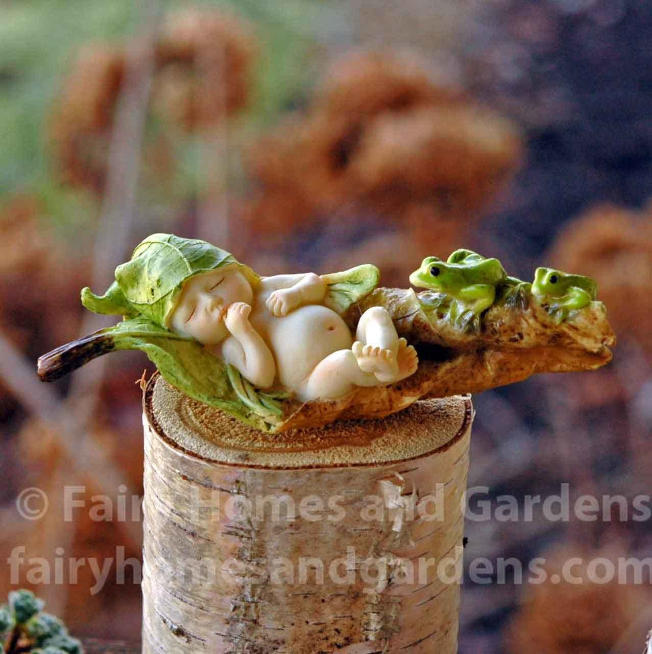 Miniature Sleeping Fairy Baby