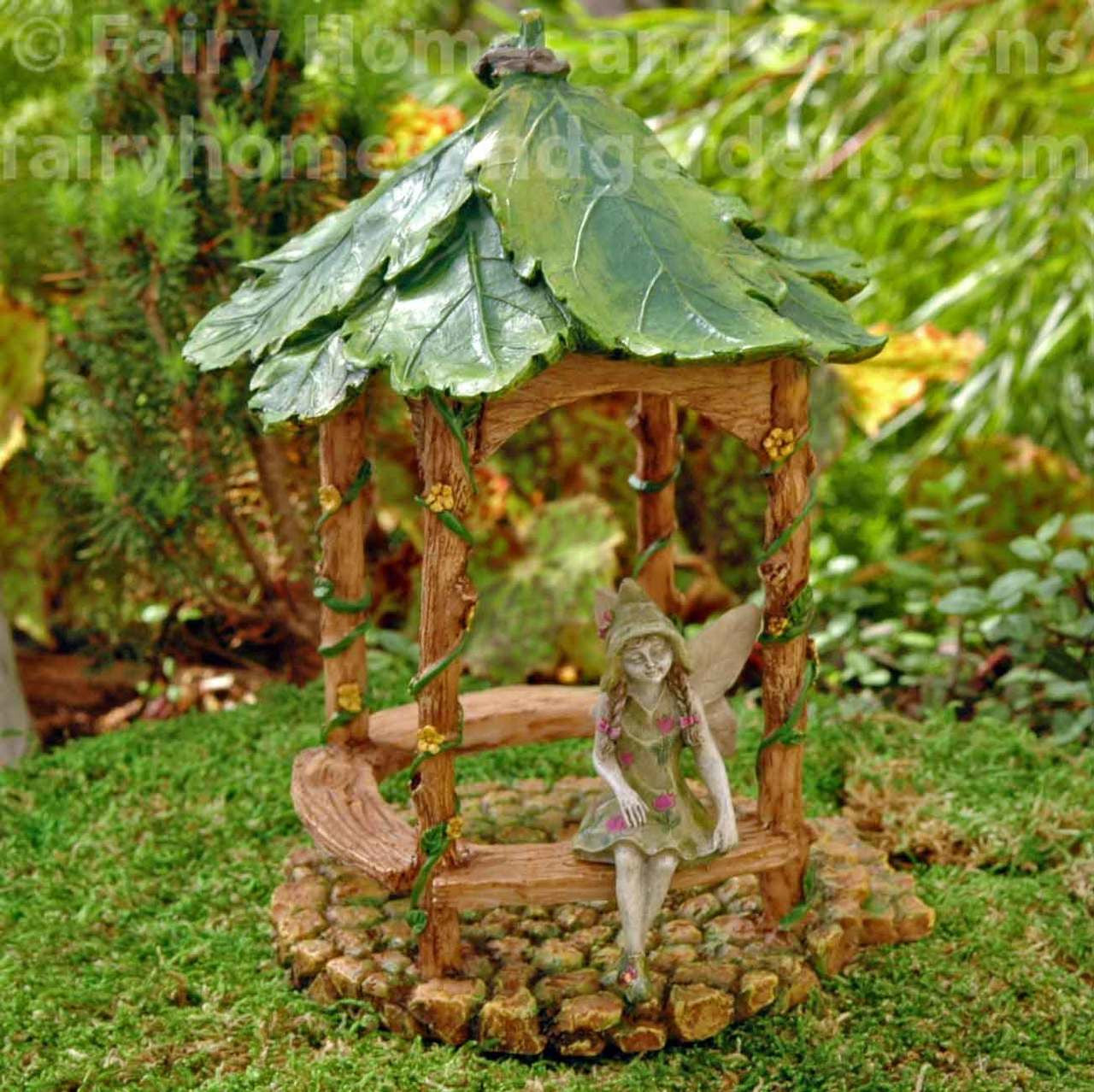Forest Gazebo shown with Fairy Michelle