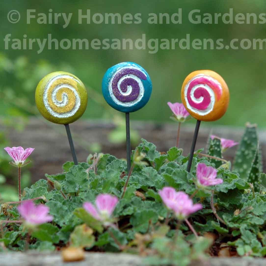 Miniature Gypsy Garden Lollipops