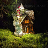 LED Snowy Woodland Cottage