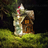 LED Snowy Woodland Cottage