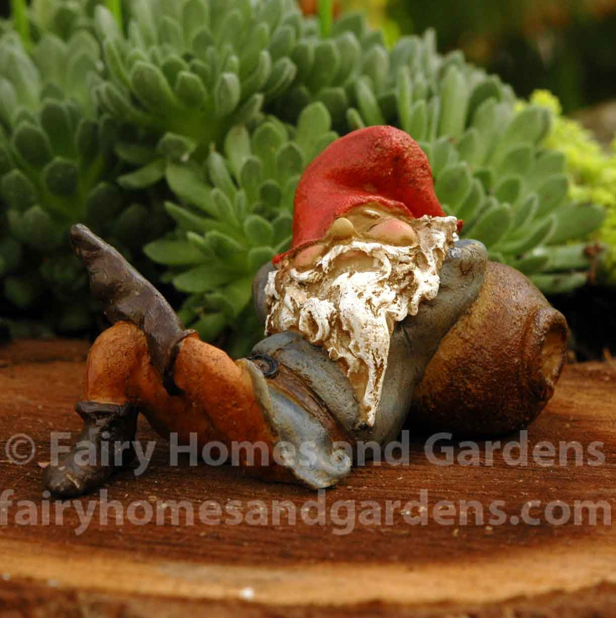 Miniature Napping Gnome