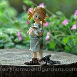 Pixie Girl Hugging Her Tiny Bunny