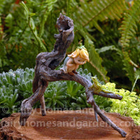 Miniature Garden Sprite with Tree Frog